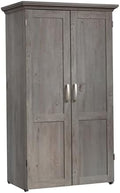 Sauder Miscellaneous Storage Craft & Sewing Armoire, L: 35.112" x W: 21.81" x H: 61.58", Mystic Oak by SAUDER%C2%AE