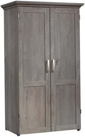 Sauder Miscellaneous Storage Craft & Sewing Armoire, L: 35.112" x W: 21.81" x H: 61.58", Mystic Oak by SAUDER%C2%AE