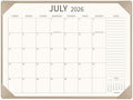 Desk Calendar 2026-2027 Large 22x17 inch, July 2026 to December 2027, 18 Months Big Desk Pad Calendar with Desktop Mat for Home Office School Planning, Apricot by YIBUKIU