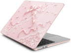 Batianda Case for MacBook Air 13.6" 2026 M5 M4 M3 M2 Chip,Blush Ribbon Lace - Image 6