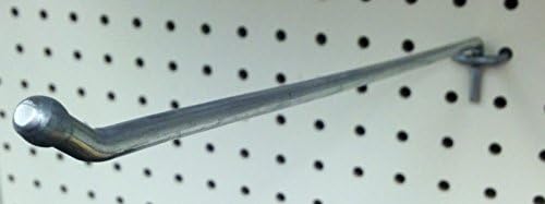 12" Peg Hooks, Pegboard Display Panel Hangers - 100 Pack by STOREFIXTURESDIRECT