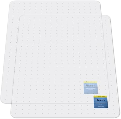 Azadx Heavy Duty Office Chair Mat for Carpet 36" x 48" Hard Material by Azadx