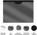 Black Plastic Folders with Closed Sides, Doctor Stuff, Letter Size, Clear Front Top Loading Job Jacket, Documents Holder for Office, High School and Medical Files, Pack of 50 - Image 4