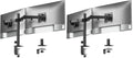monTEK Heavy-Duty Dual Monitor Stand for 17-32", 22 lbs Each (Pack of 2) by monTEK
