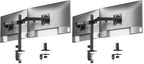 monTEK Heavy-Duty Dual Monitor Stand for 17-32", 22 lbs Each (Pack of 2) by monTEK