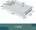 FLEXISPOT Under Desk Drawer, Steel Drawer for Desk Slide-out, Under table Mounted Drawer, Standing Workstation Storage Attachment for Office Home - 17.7” Width, White - Image 5
