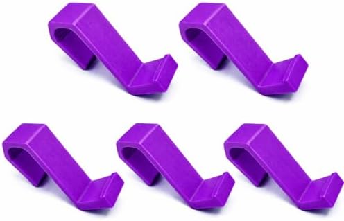 Bunk Bed Hooks for Dorm Room, Over Bed Storage Hooks for Backpack & Accessories, 5 Pack (Green) - Image 6
