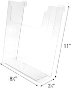 SSWBasics Clear Acrylic Literature Holder for Wire Grid | Fits 8.5 x 11 Inch Documents | Durable & Versatile - Image 2