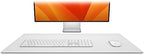 Twelve South Sustainable Leather Large Desk Pad - Desk Mat for Computer, Mouse Traction Surface, Desk Protector, Large Mouse Pad, Moisture and Heat Resistant, Non-Slip Desk Pad, Spill Resistant, Grey by TwelveSouth