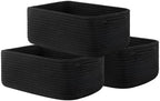 KALLAX Small Woven Storage Basket for Organizing, 13.5x9.5x5 inches, 3 Pack by KALLAX