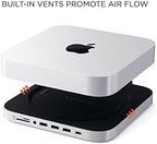 Satechi Aluminum Stand & Hub for Mac mini, USB 3.0 & Headphone Jack, Silver - Image 5