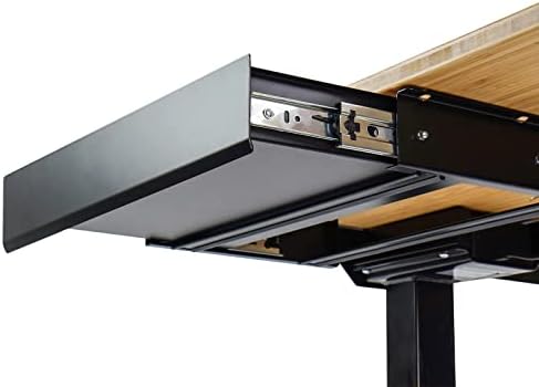 FLEXISPOT Under Desk Drawer, Steel Drawer for Desk Slide-out, Under table Mounted Drawer, Standing Workstation Storage Attachment for Office Home - 17.7” Width, Black - Image 3