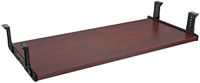 FRMSAET Under Desk 20/24/30 inch Keyboard Drawer Platform (30 in, Mahogany) by FRMSAET