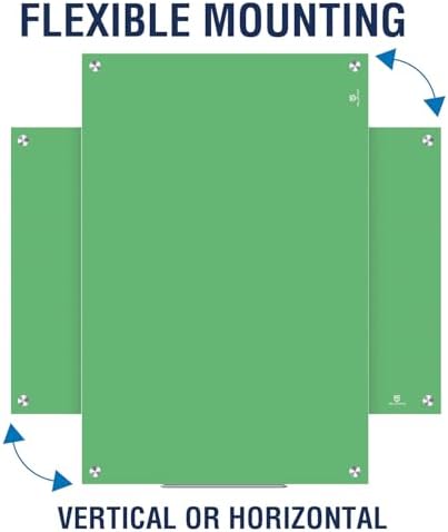 TSJ OFFICE White Board for Wall - 36" x 24" Green Glass Board 3 X 2 FT - Image 3