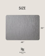 BARoyal Office Chair Mat for Hardwood Floor Under Desk Computer Rolling Chair Mat for Wood/Tile Floor Non-Slip Heavy Duty Desk Rug PVC Plastic Hard Floor Protector 30" x 48"(Gray) - Image 6