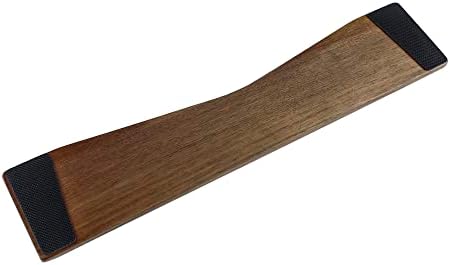 Ergonomic Wooden Wrist Rest Solid Wood Walnut for Keychron Q10 - Image 4