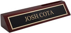 Dayspring Pens Personalized Rosewood Nameplate with Business Card Holder by DayspringPens