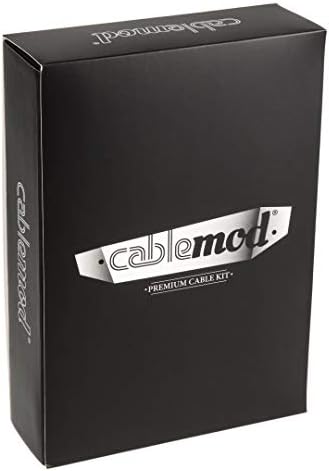 CableMod C-Series Classic ModFlex Sleeved Cable Kit for Corsair Type 4 RM Black Label/RMi/RMX (Black + White) - Image 4