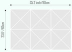 Cork Board 24 x36 Alternative - 6 Pack Felt Wall Tiles with Safe Removable Adhesive Tabs, Cork Boards for Walls Cork Board for Home Office Pin Board Tack Board - Beige - Image 3