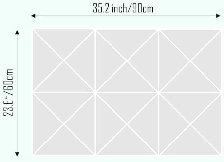 Cork Board 24 x36 Alternative - 6 Pack Felt Wall Tiles with Safe Removable Adhesive Tabs, Cork Boards for Walls Cork Board for Home Office Pin Board Tack Board - Beige - Image 3