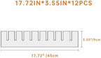 12Pcs Drawer Dividers, 17.72" x 3.55", Thick, DIY Organizer Separator, Large Adjustable Dresser Drawer Organizer for Clothes, Bedroom, Bathroom, Kitchen Cutlery, Desk, Office Storage - Image 2