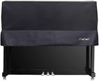 Upright Piano Cover Keep Your Piano Keyboard Safe with Our Dust Cover Cloth (Black) - Image 2