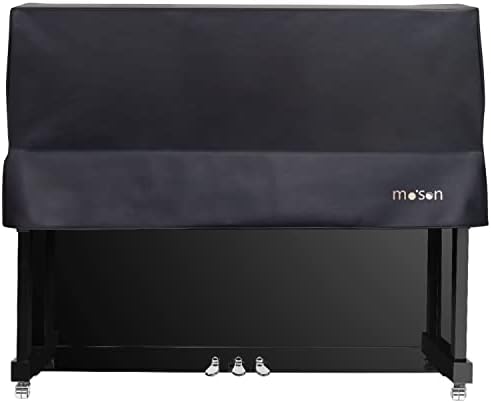 Upright Piano Cover Keep Your Piano Keyboard Safe with Our Dust Cover Cloth (Black) - Image 2