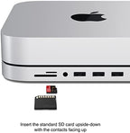 Satechi Aluminum Stand & Hub for Mac mini, USB 3.0 & Headphone Jack, Silver - Image 3