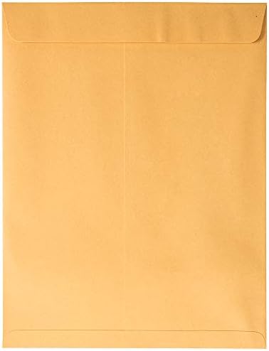 JAM PAPER 10 x 13 Open End Catalog Premium Envelopes with Peel and Seal Closure - Brown Kraft Manila - 100/Pack - Image 4