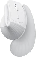 SANWA Wireless Ergonomic Mouse for Large Hands with Wrist Rest, White by SANWA