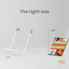 KINGDOM SOLUTIONS - 3.25" White Metal Display Stand Made in USA - 12 Pack - Image 4