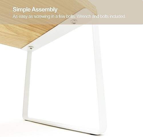Mitus Stacking Wood Shelf Organizer, Counter Cabinet Storage Rack, Set of 2 - Image 5