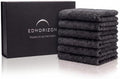 Premium Edgeless Microfiber Cleaning Cloths - 550GSM Short Pile, Lint-Free Coral Fleece 80/20 Blend, Scratch-Free Rags for Auto Detailing - 16x16 in, 6 Pack by Unknown