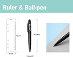 PU Leather Personal Notebook Planner with 67 Pages Loose-Leaf Papers 6 Holes Ring Binder Pen Holder Magnetic Buckle (Sky Blue Crocodile Pattern, A6 Gift Box) - Image 6