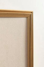 Kate and Laurel Adlynn Rectangle Framed Linen Fabric Pinboard, 15 x 24, Gold, Traditional Beveled Accent Bulletin Board for Vintage Home Wall Organization or Aspirational Vision Board - Image 5