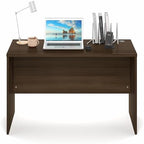 Furinno Roger Computer Desk, 47 Inch Rectangular Executive Desk with Modesty Panel, Home Office Desk with Thick Tabletop, Desk Cord Grommet, Scratchproof, for Home Study, Office, Modern Walnut - Image 4