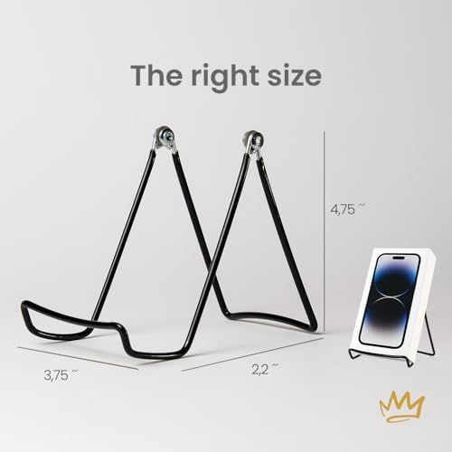 KINGDOM SOLUTIONS - 4.75" Black Metal Display Stand Made in USA - 36 Pack - Image 2