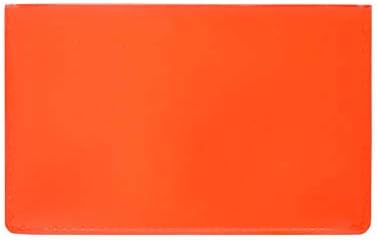 StoreSMART - Orange Folding Business Card Holders - 500 Pack - Polypropylene Plastic (RPP2915O-500) - Image 4