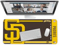 SOAR MLB Official Established Primary Logo Wordmark Home Office Desk Pad Mouse Pad Mat 35" x 16" (San Diego Padres, San Diego Padres) by OuterstuffFIFAWorldCup