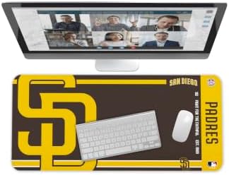 SOAR MLB Official Established Primary Logo Wordmark Home Office Desk Pad Mouse Pad Mat 35" x 16" (San Diego Padres, San Diego Padres) by OuterstuffFIFAWorldCup