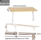 Clamp On Desk Shelf, Adjustable Desktop Extender Storage Organizer - Image 2