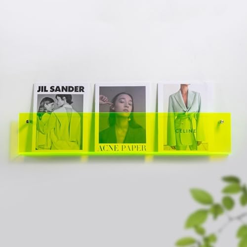 ROYALITA 2-Pack Acrylic Magazine Holder Brochure Holder, Green 24 Inch - Image 5