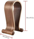 Gaming Headphone Stand Wooden Headest Hanger/Holder/Mount Omega Walnut Finish - Image 5