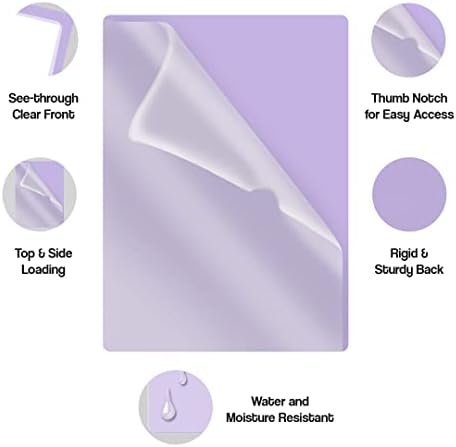 Premium Paperwork Arrangers, Letter Size, Lavender, Package of 25 - Image 4