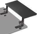 VIVO Black Clamp-on 22 in Desk Extension Shelf, DESK-SHELF22B by VIVO