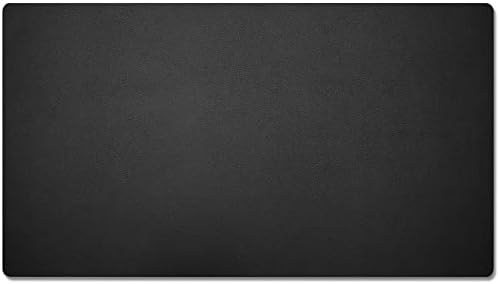 Nekmit Leather Desk Blotter Pad 36 x 20 Inches, Flat, Non-Slip, Waterproof, Black by Nekmit