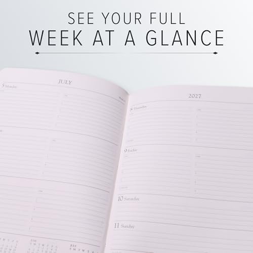 Gallery Leather Desk Hourly Weekly Planner 2026-2027 Acadia Hope - Image 5