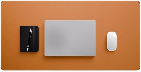 Jotsome Leather Desk Pad Mat, 34" x 17", Tan - Image 2