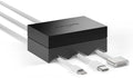Native Union Weighter – Cable Weight/Holder Desk Accessory for Workspace or Nightstand – Non-Slip Cable Organizer – Metal and Silicone Design – for All Cables Including USB-C & Lightning (Black) by NativeUnion