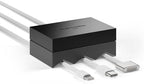 Native Union Weighter – Cable Weight/Holder Desk Accessory for Workspace or Nightstand – Non-Slip Cable Organizer – Metal and Silicone Design – for All Cables Including USB-C & Lightning (Black) by NativeUnion